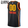 Dres Oklahoma City Thunder Prilagođeni Nike 2024-25 City Edition Crno Swingman - Dječji